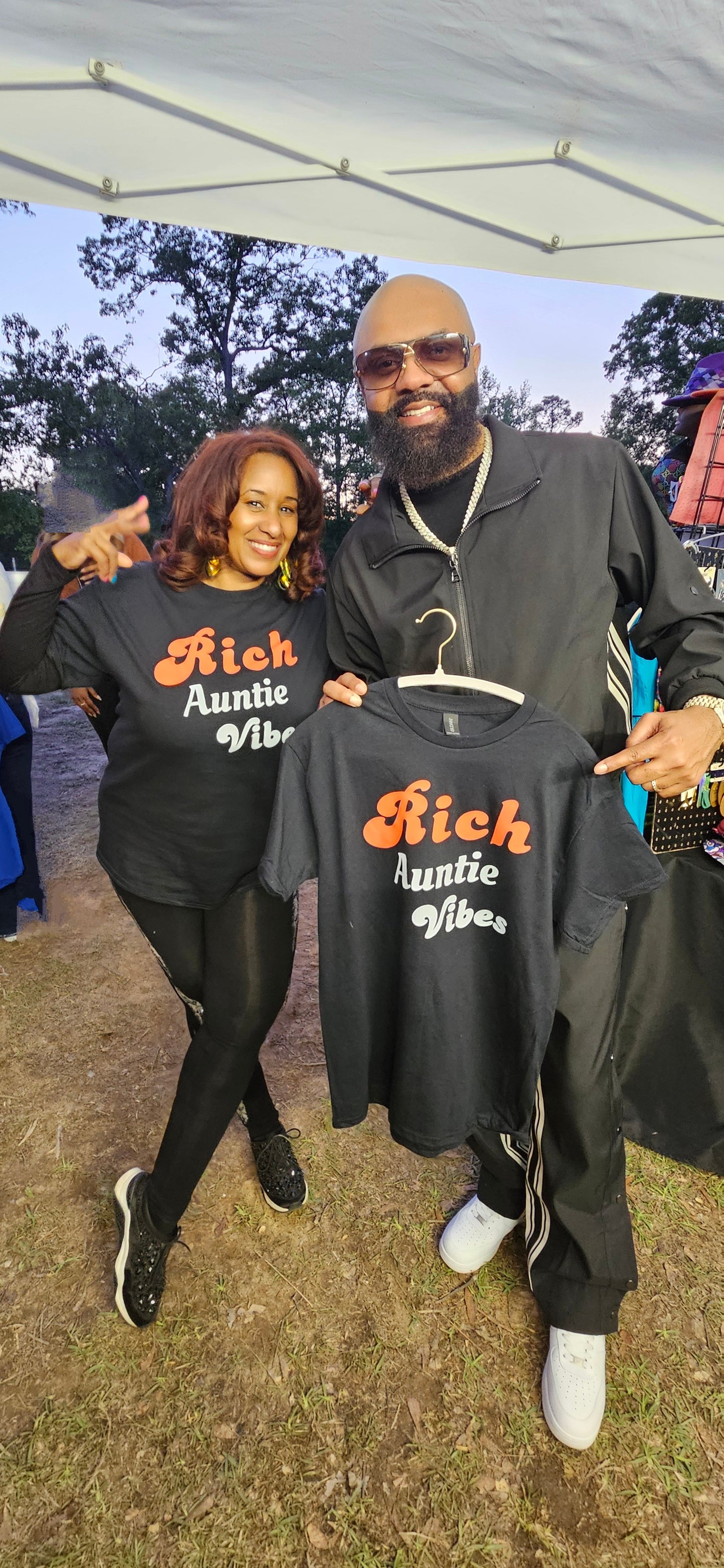 Rich Auntie Vibes Tshirt