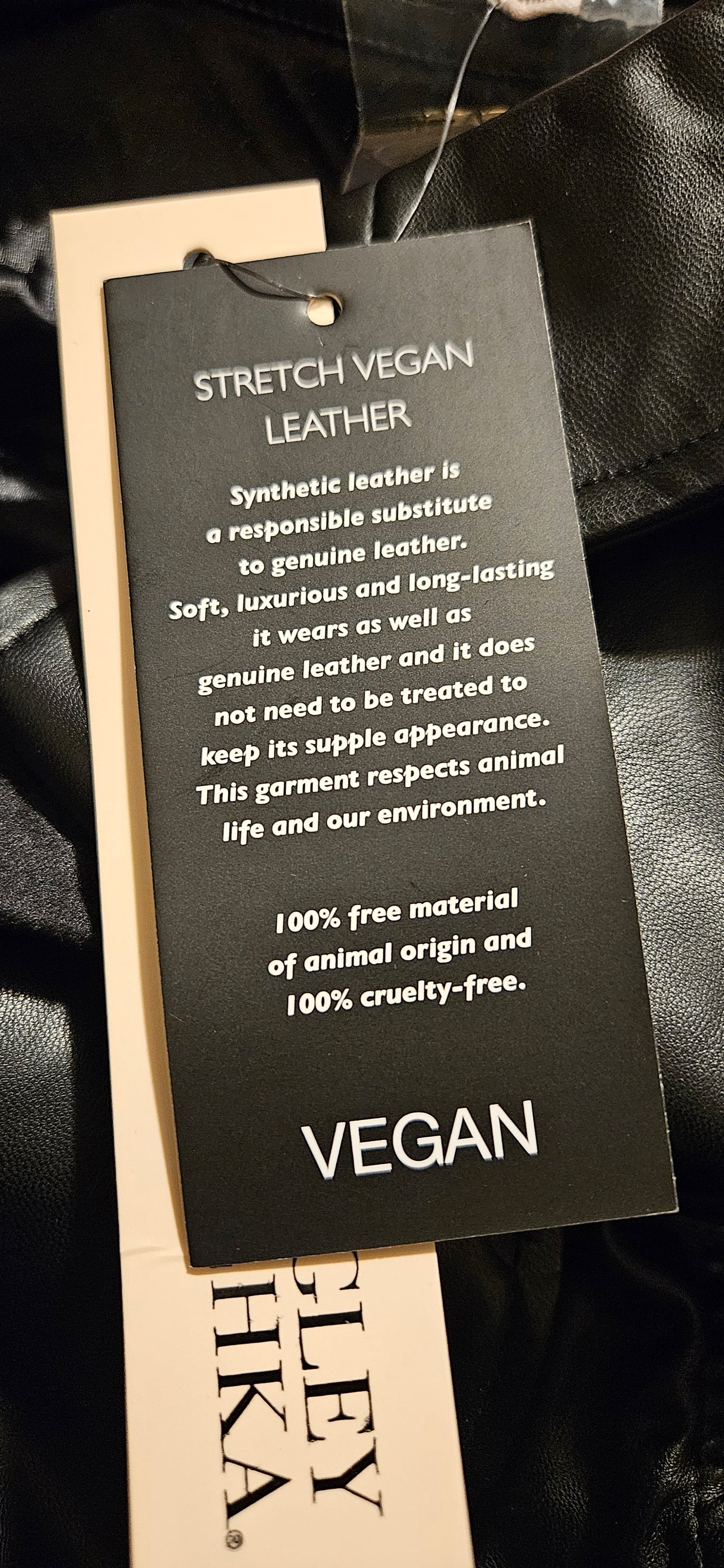 Badgley Mischka Black Vegan Faux Leather Shirt Jacket Sz Medium