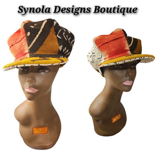 Mudcloth Apple Jack Rasta Hat
