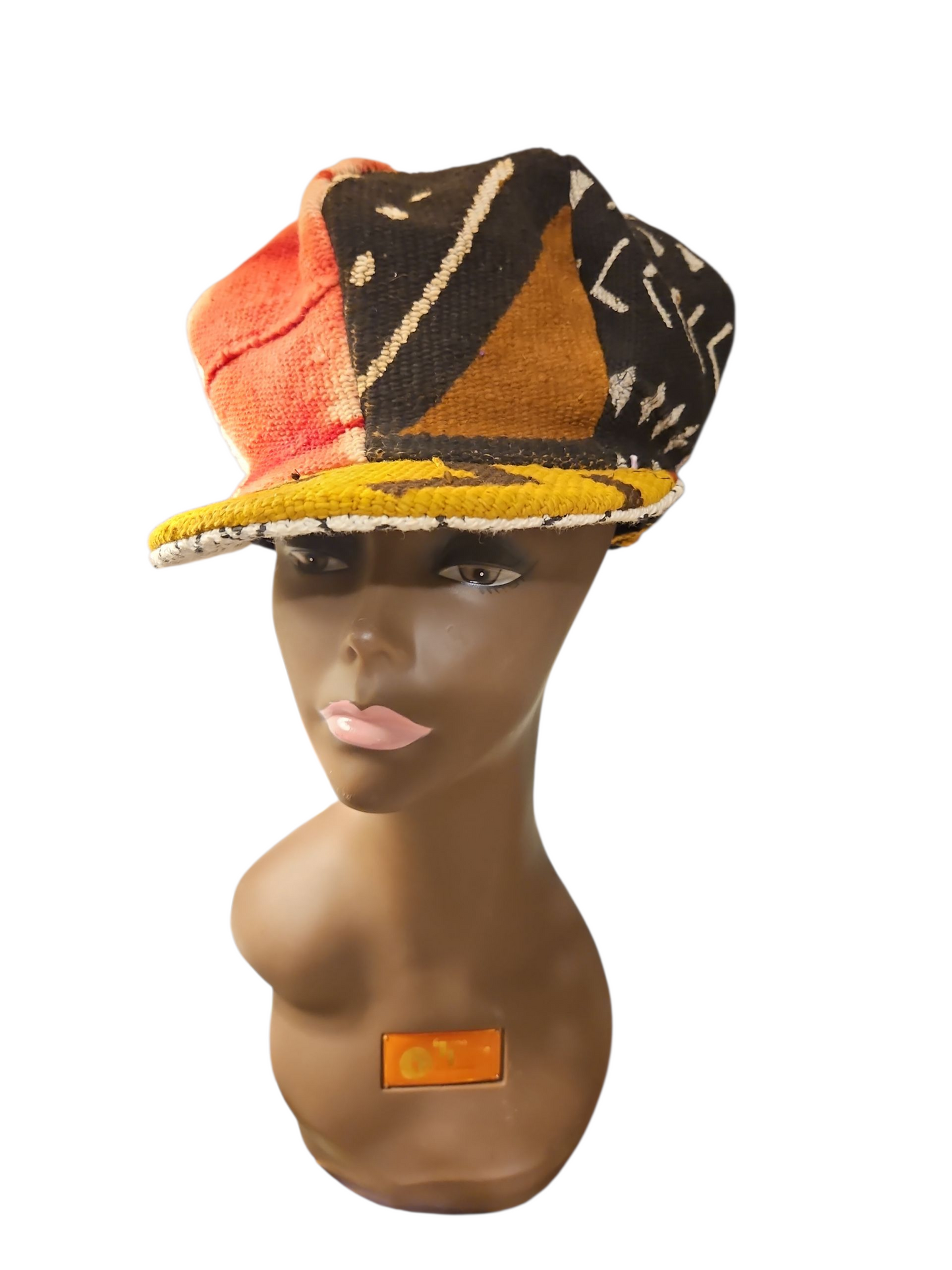 Mudcloth Apple Jack Rasta Hat