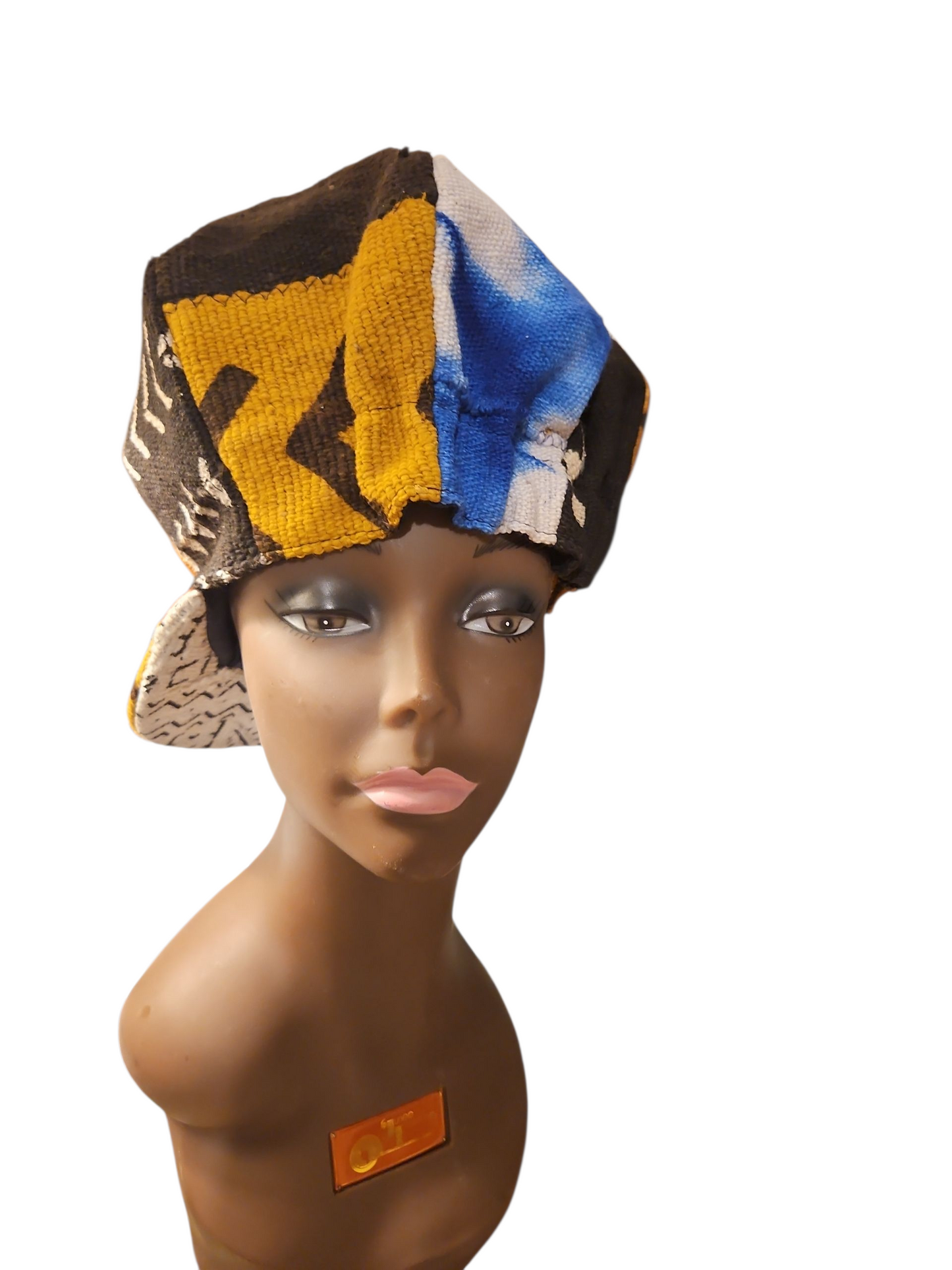 Mudcloth Apple Jack Rasta Hat