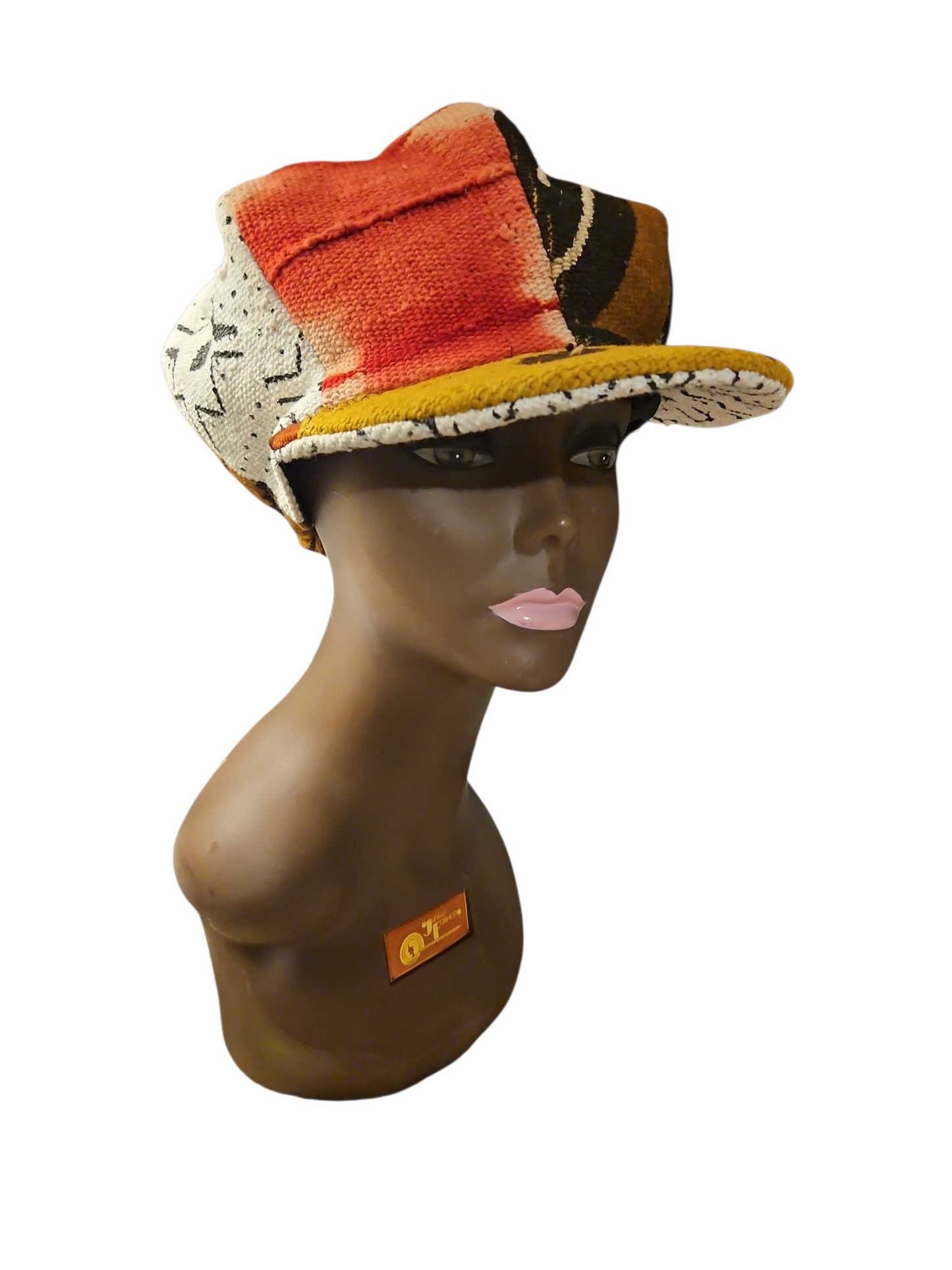 Mudcloth Apple Jack Rasta Hat