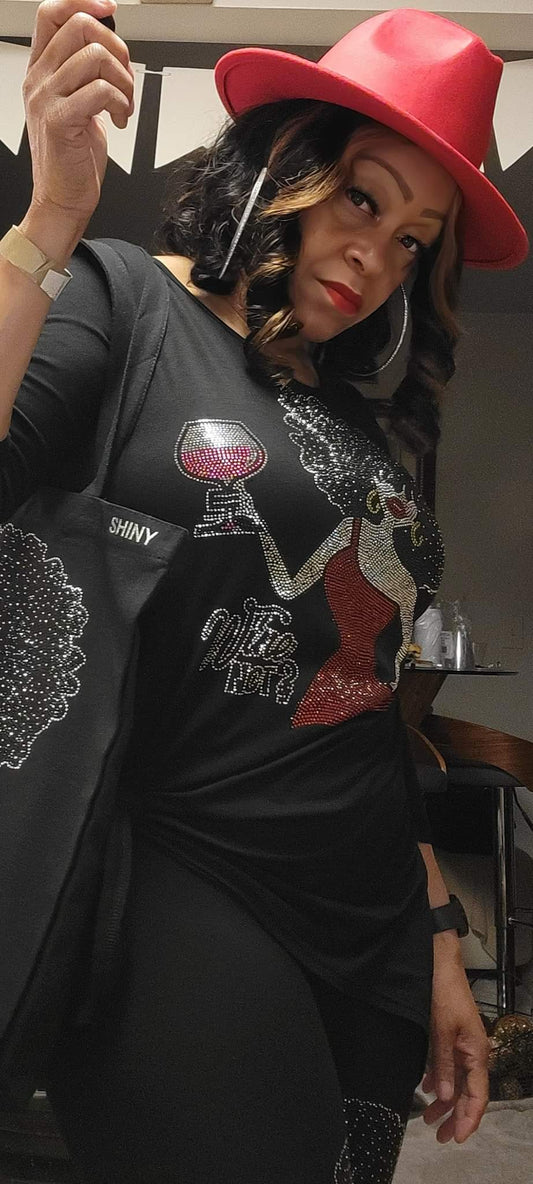 Wine Not Bling Outfit Set