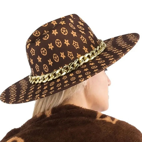 Brown Loui Fedora Hat