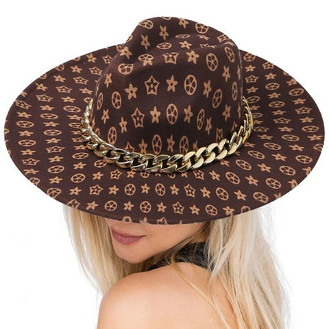 Brown Loui Fedora Hat